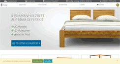 Desktop Screenshot of massbett.de